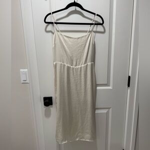 ARITZIA Babaton Elegant Cream Slip Dress